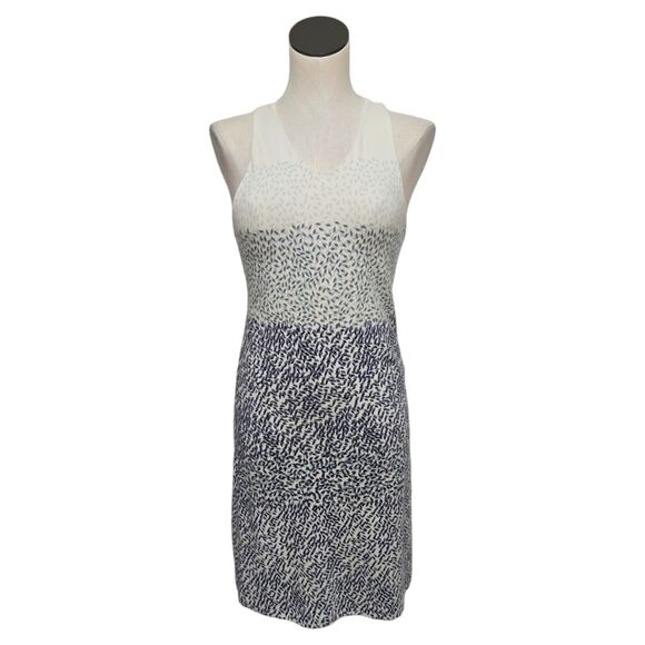 Title Nine Unstoppable Blue Ombre Confetti Dress‎ With Built In Shelf Bra Small - Picture 10 of 13